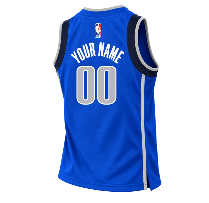 Dallas Mavericks Custom Nike Icon Toddler Jersey