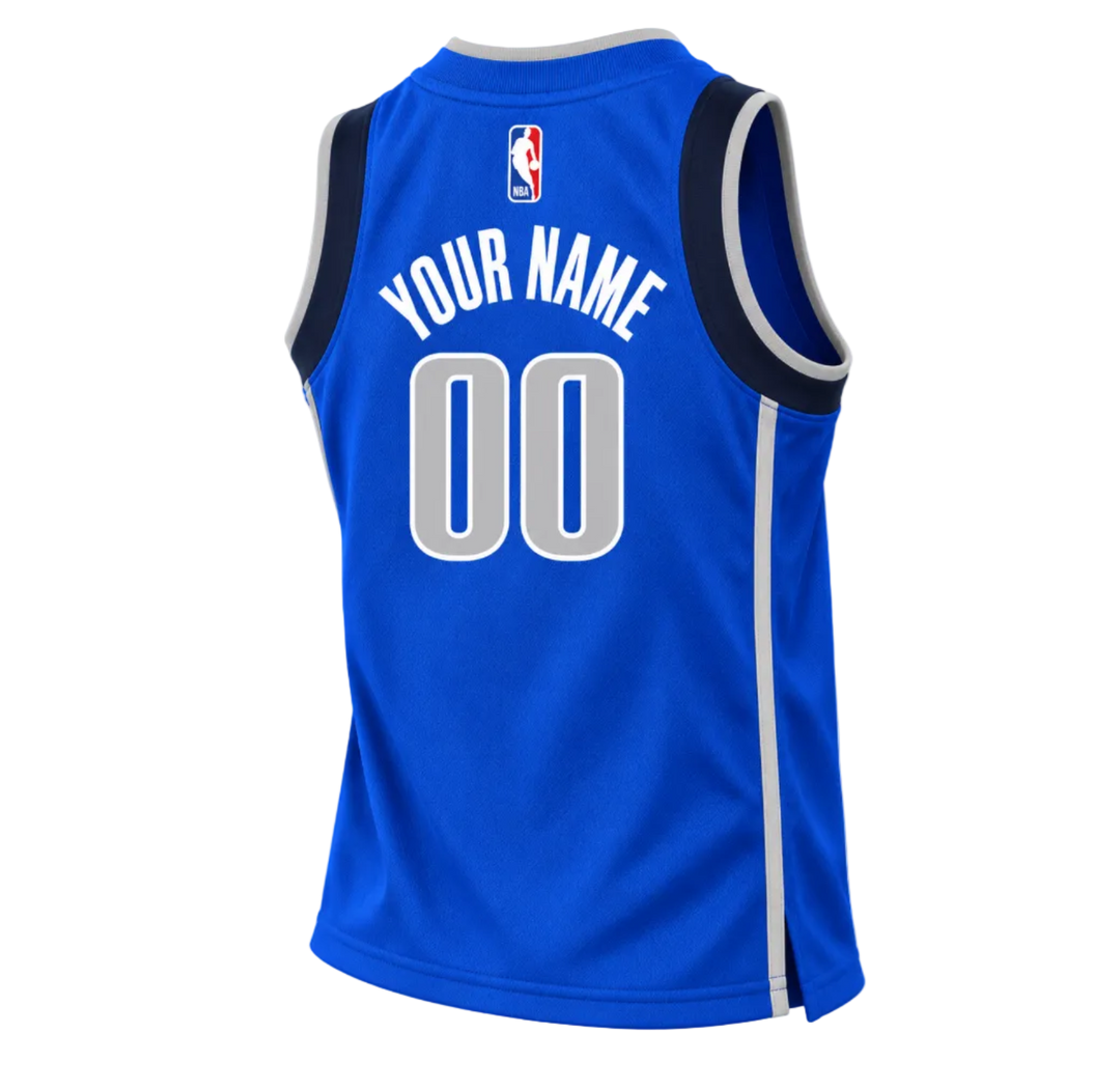 Dallas Mavericks Custom Nike Icon Toddler Jersey