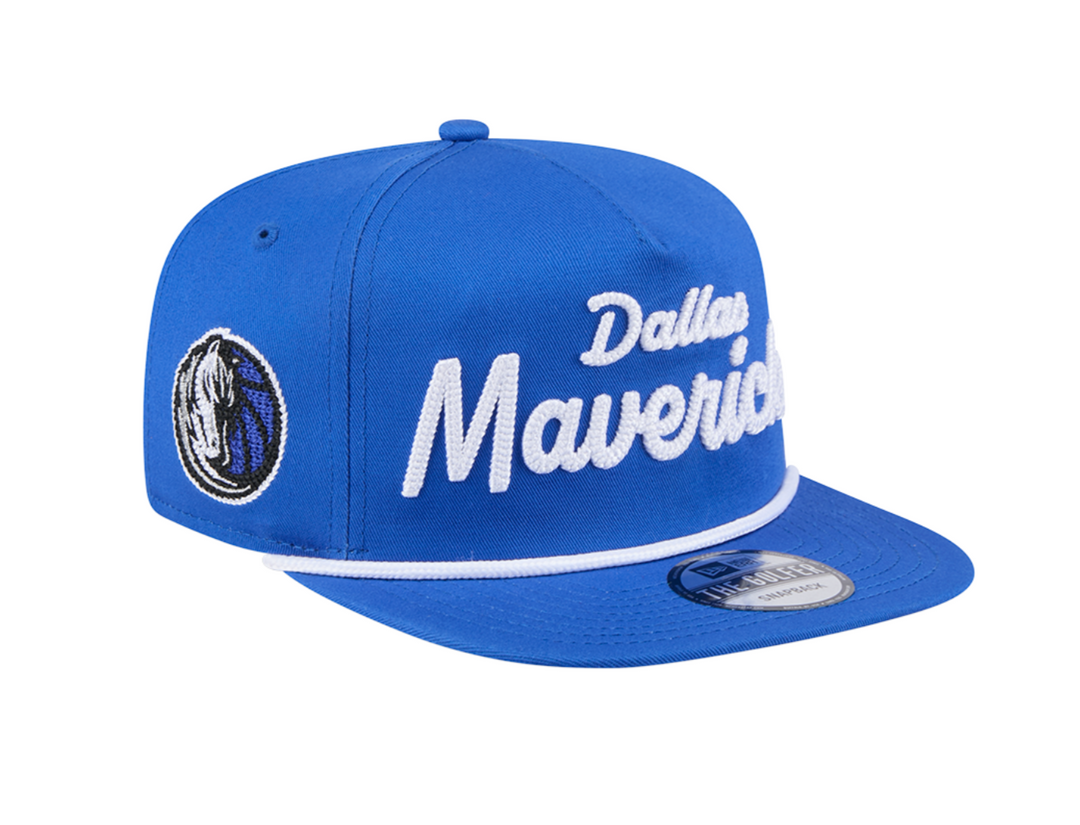 DALLAS MAVERICKS NEW ERA GOLFER SNAPBACK HAT