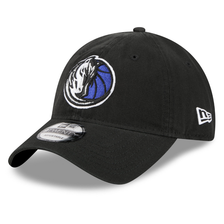 DALLAS MAVERICKS NEW ERA YOUTH BLACK HORSEHEAD ADJUSTABLE CAP