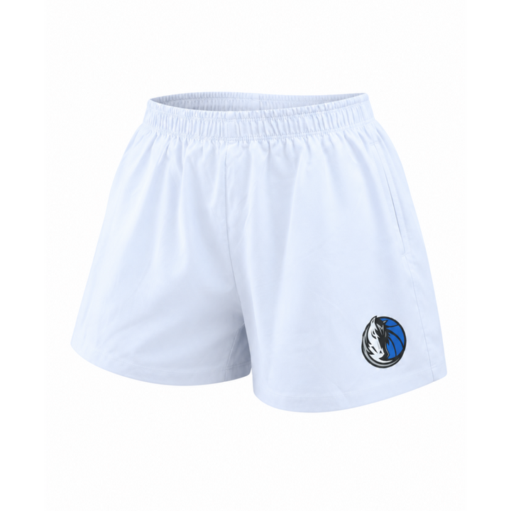 Dallas Mavericks Hype & Vice Women's White Horsehead Soft Shorts