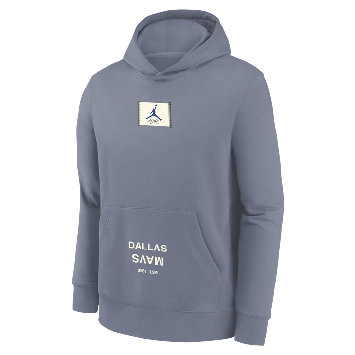 DALLAS MAVERICKS NIKE OUTERSTUFF SLATE YOUTH FLEECE HOODIE