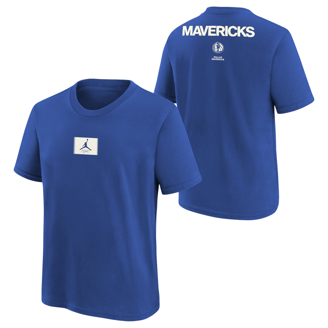 DALLAS MAVERICKS NIKE OUTERSTUFF YOUTH ROYAL JORDAN SHORT SLEEVE TEE