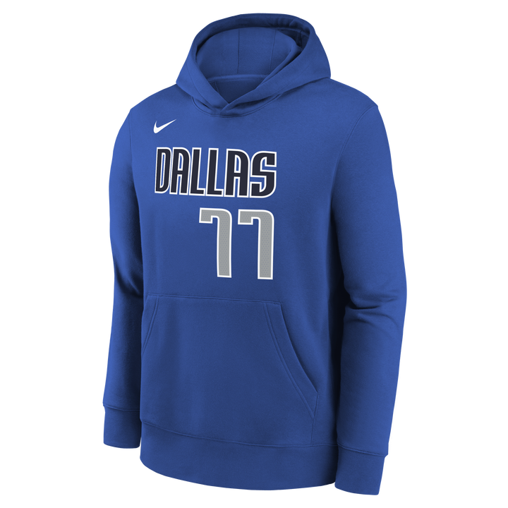 DALLAS MAVERICKS NIKE OUTERSTUFF YOUTH ROYAL BLUE NAME AND NUMBER HOODIE