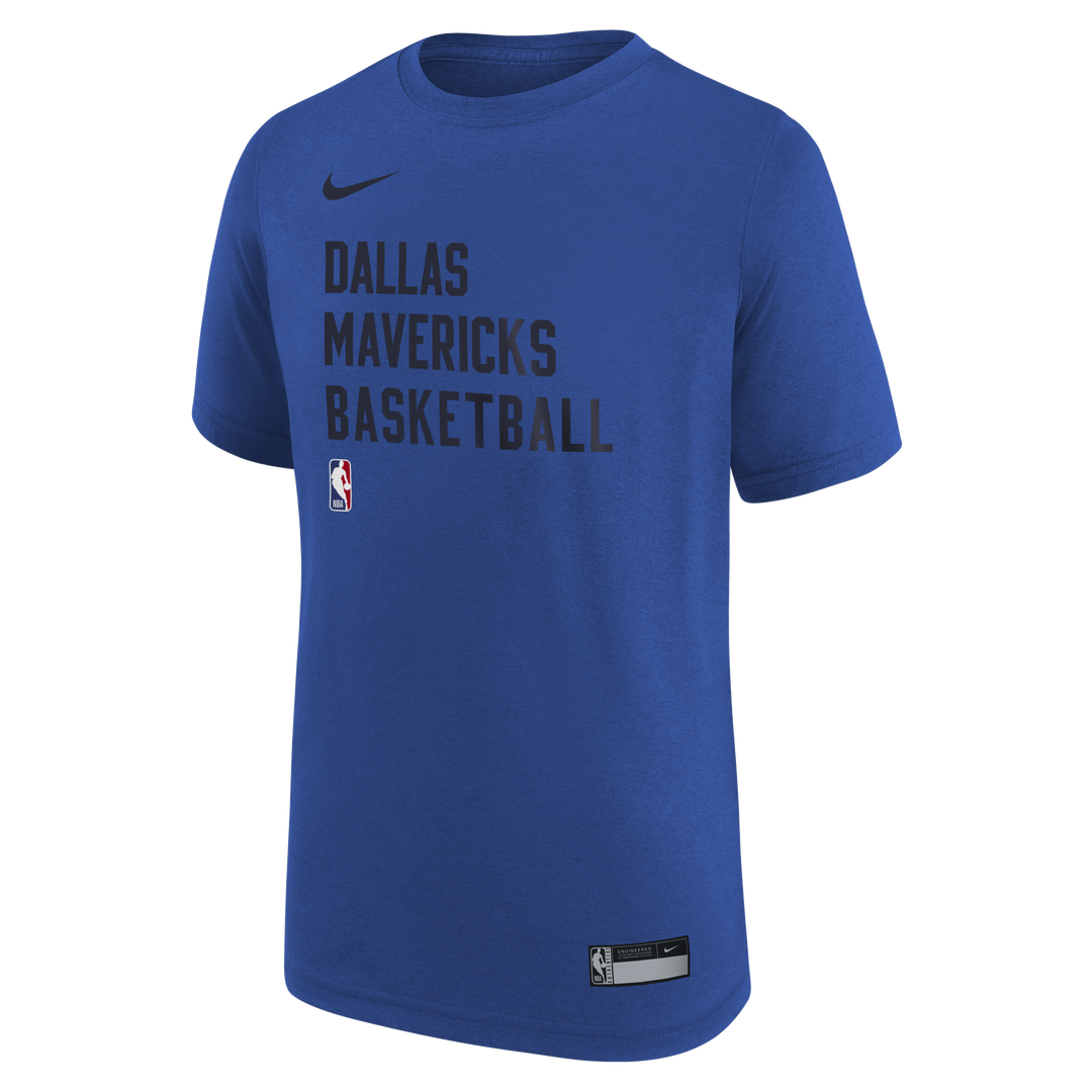 DALLAS MAVERICKS NIKE OUTERSTUFF YOUTH ROYAL BLUE PRACTICE TEE