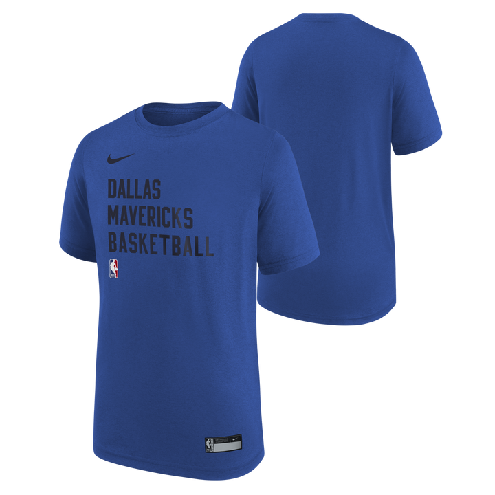 DALLAS MAVERICKS NIKE OUTERSTUFF YOUTH ROYAL BLUE PRACTICE TEE