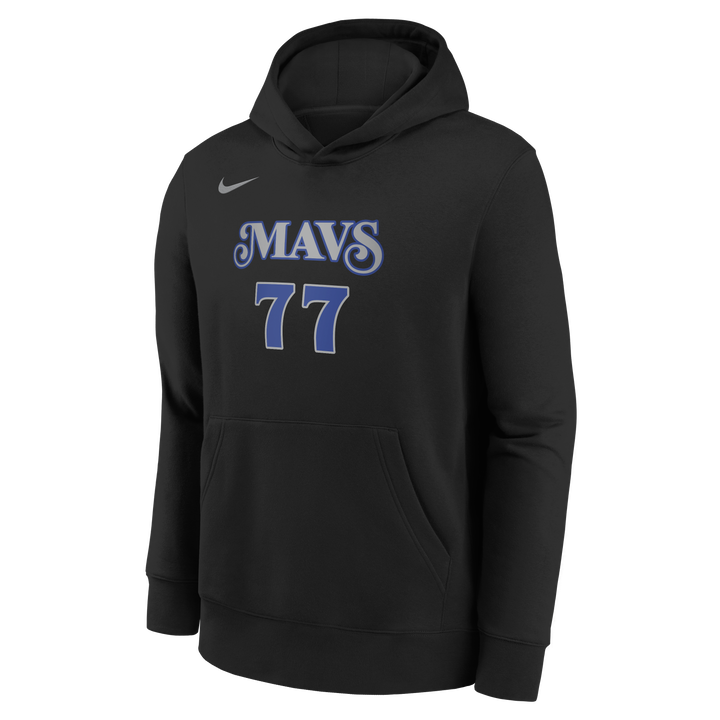 DALLAS MAVERICKS NIKE OUTERSTUFF CITY EDITION 2023-24 LUKA DONČIĆ NAME & NUMBER HOODIE - YOUTH