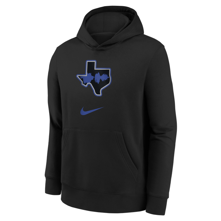 DALLAS MAVERICKS NIKE OUTERSTUFF CITY EDITION BLACK HOODIE - YOUTH