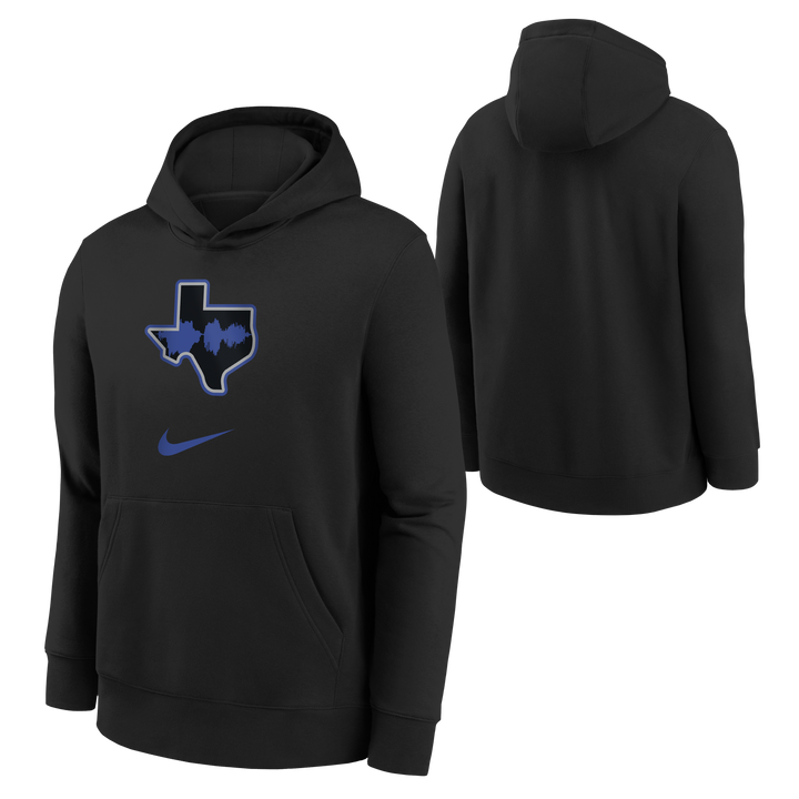 DALLAS MAVERICKS NIKE OUTERSTUFF CITY EDITION BLACK HOODIE - YOUTH