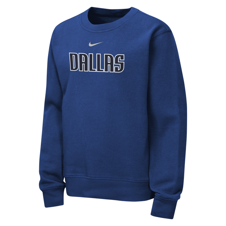 Dallas Mavericks Nike Outerstuff Youth Royal Dallas Crewneck