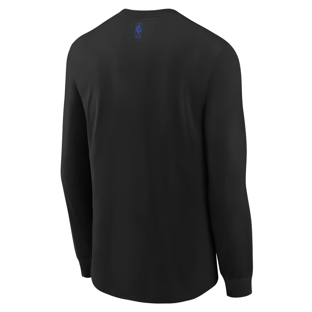 DALLAS MAVERICKS NIKE OUTERSTUFF 2025-26 CITY EDITION YOUTH BLACK ESSENTIAL LONG SLEEVE TEE