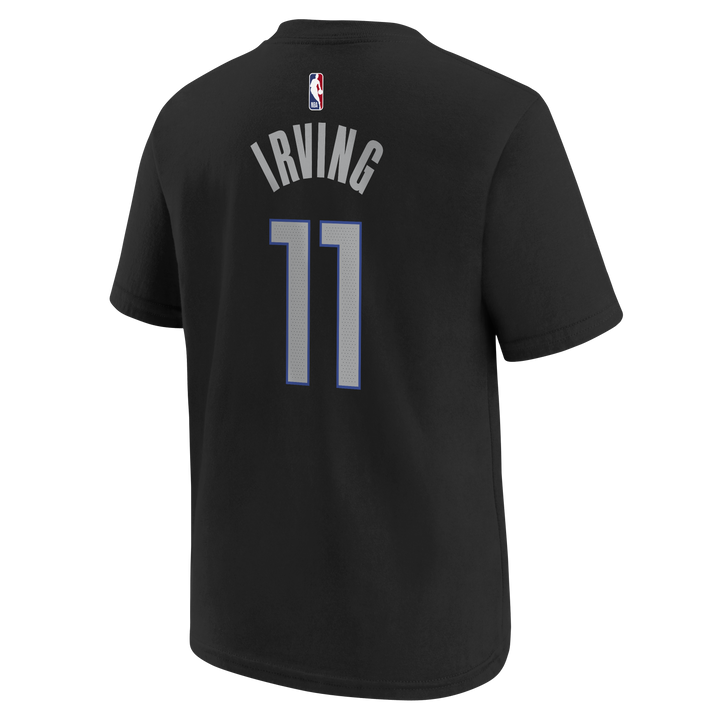 Dallas Mavericks Nike Outerstuff 2025-26 City Edition Kids Kyrie Irving Name & Number Tee
