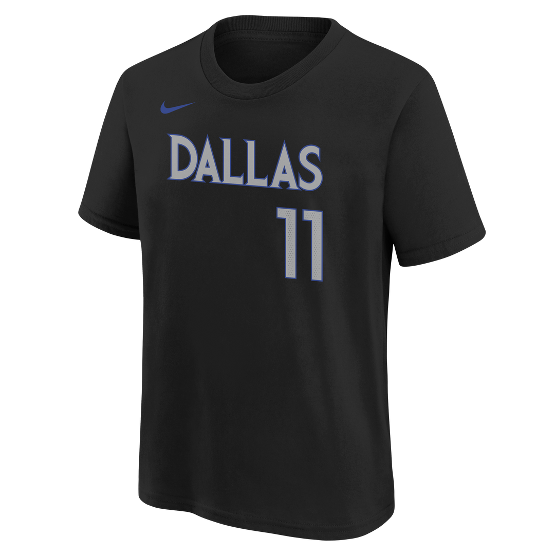 DALLAS MAVERICKS NIKE OUTERSTUFF 2025-26 CITY EDITION YOUTH KYRIE IRVING NAME & NUMBER TEE