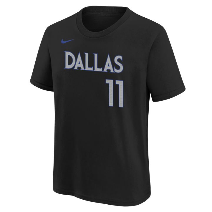 Dallas Mavericks Nike Outerstuff 2025-26 City Edition Kids Kyrie Irving Name & Number Tee