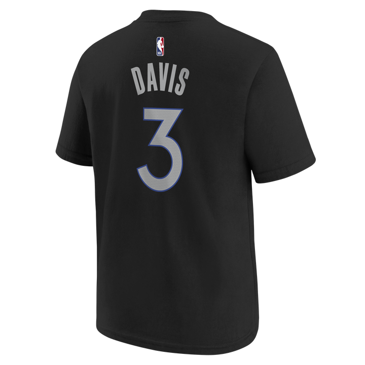 DALLAS MAVERICKS NIKE OUTERSTUFF 2025-26 CITY EDITION YOUTH ANTHONY DAVIS NAME & NUMBER TEE