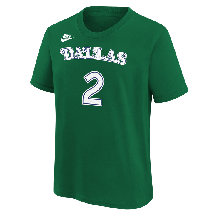 DALLAS MAVERICKS NIKE OUTERSTUFF HARDWOOD CLASSIC YOUTH DERECK LIVELY II NAME & NUMBER TEE