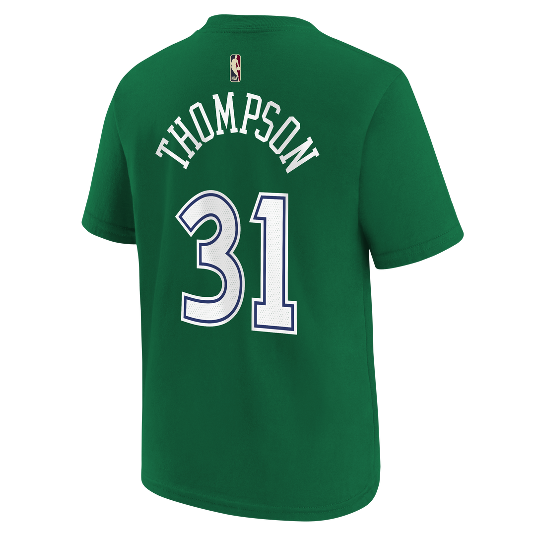 DALLAS MAVERICKS NIKE OUTERSTUFF HARDWOOD CLASSIC YOUTH KLAY THOMPSON NAME & NUMBER TEE