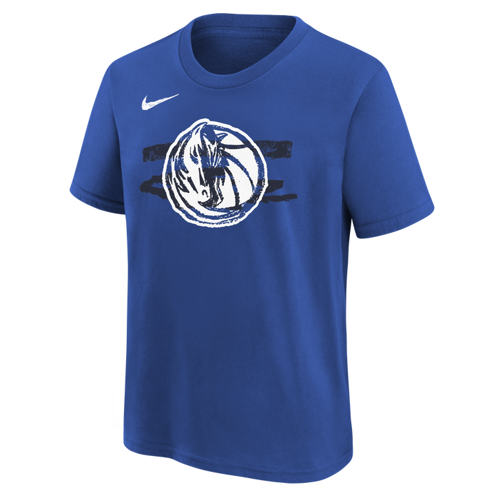 DALLAS MAVERICKS NIKE OUTERSTUFF YOUTH  ROYAL HORSEHEAD TEE