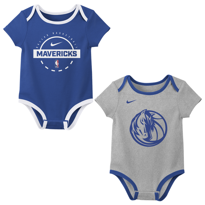 DALLAS MAVERICK NIKE OUTERSTUFF NEWBORN SPOTLIGHT HORSEHEAD ONESIES SET