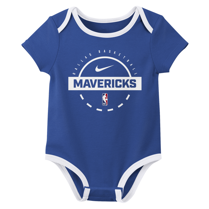 DALLAS MAVERICK NIKE OUTERSTUFF INFANT SPOTLIGHT HORSEHEAD ONESIES SET
