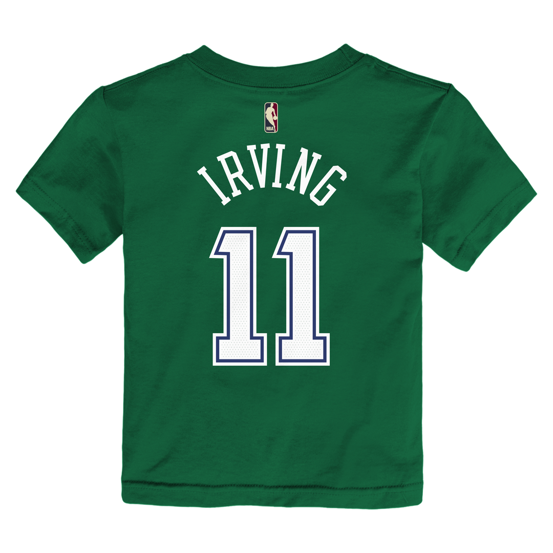 DALLAS MAVERICKS NIKE OUTERSTUFF HARDWOOD CLASSIC TODDLER KYRIE IRVING NAME & NUMBER TEE