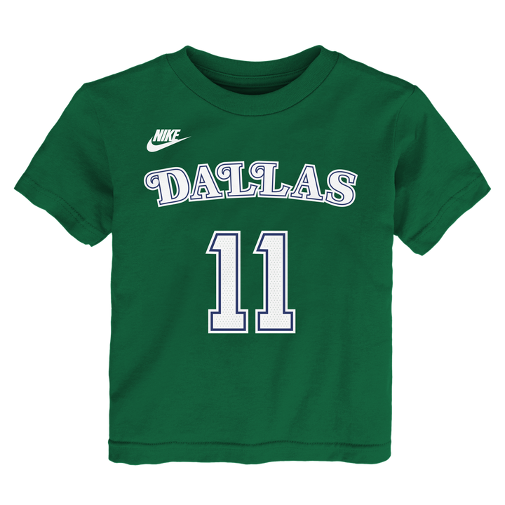 DALLAS MAVERICKS NIKE OUTERSTUFF HARDWOOD CLASSIC TODDLER KYRIE IRVING NAME & NUMBER TEE