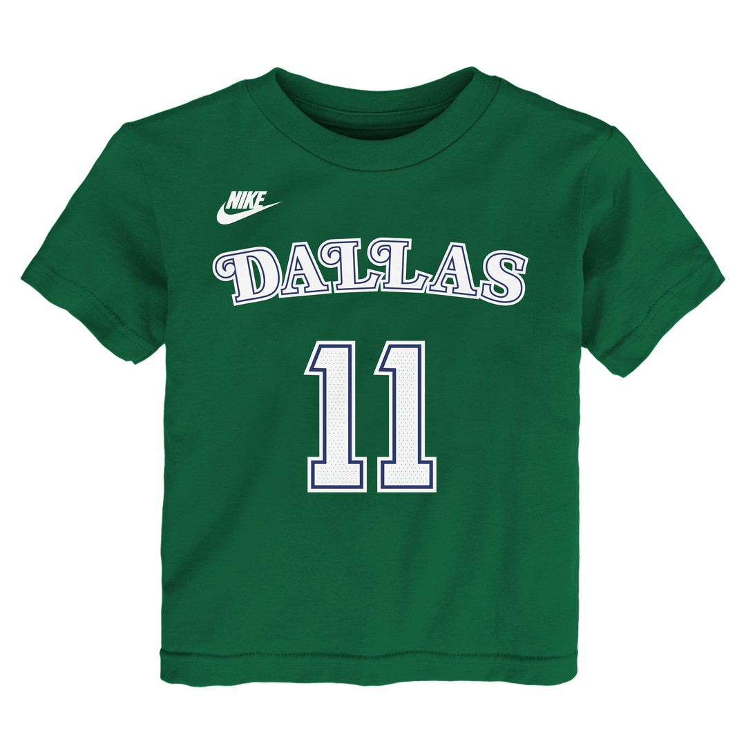 DALLAS MAVERICKS NIKE OUTERSTUFF HARDWOOD CLASSIC TODDLER KYRIE IRVING NAME & NUMBER TEE