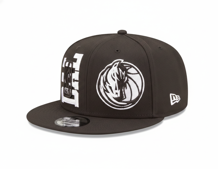 DALLAS MAVERICKS NEW ERA 9FIFTY DRAFT BLACK SNAPBACK