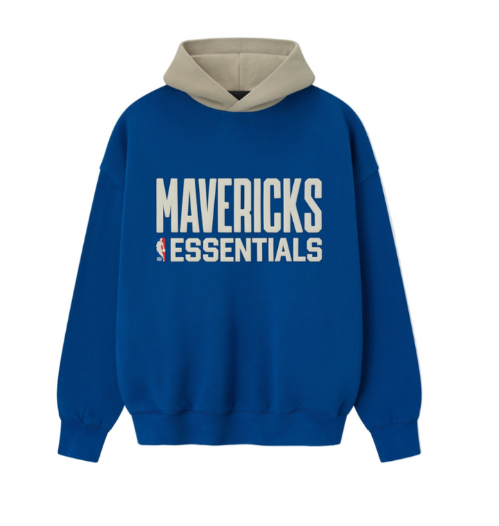 DALLAS MAVERICKS FEAR OF GOD ROYAL ESSENTIALS HOODIE