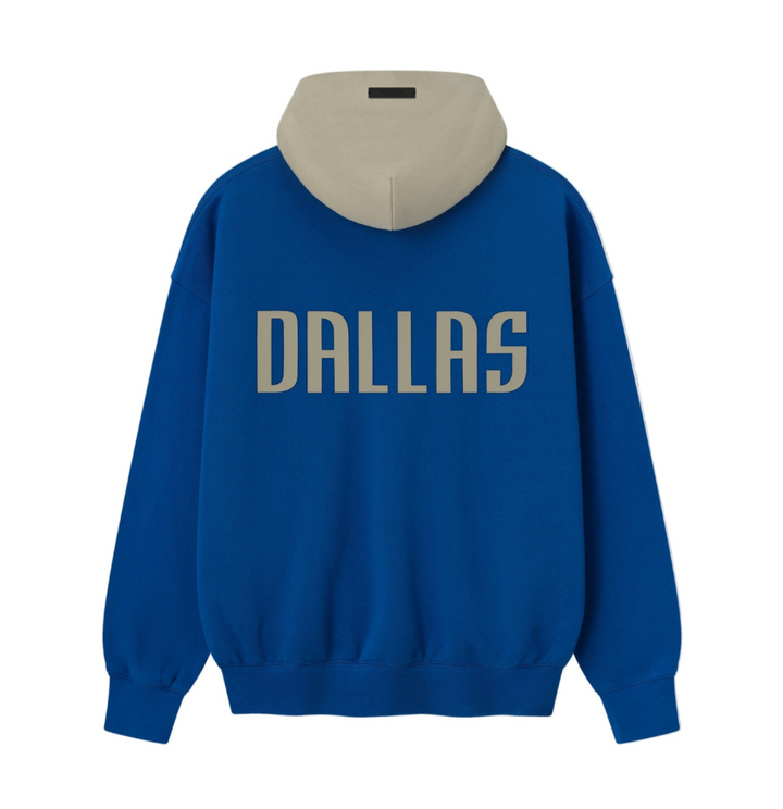 DALLAS MAVERICKS FEAR OF GOD ROYAL ESSENTIALS HOODIE