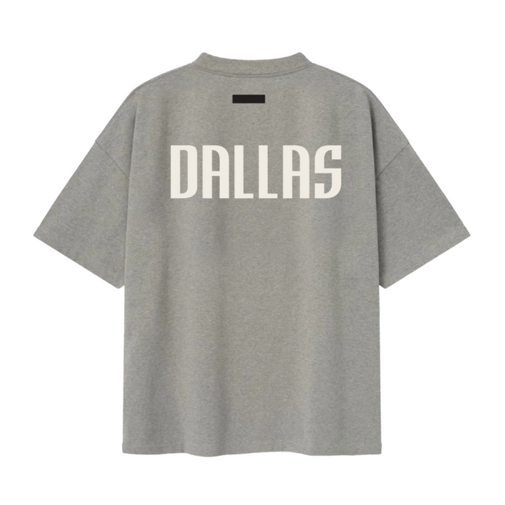DALLAS MAVERICKS FEAR OF GOD DARK HEATHER ESSENTIALS SHORT SLEEVE TEE