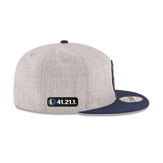 DALLAS MAVERICKS NEW ERA 41.21.1. GREY SNAPBACK CAP