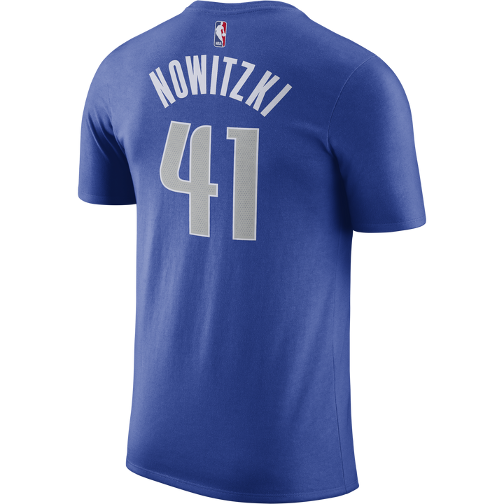 DALLAS MAVERICKS NIKE DIRK NOWITZKI ICON NAME & NUMBER TEE
