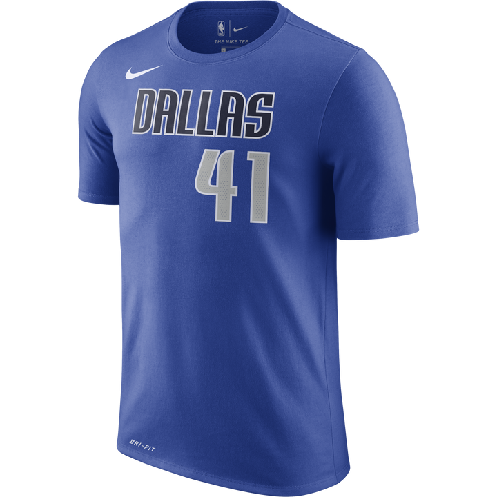 DALLAS MAVERICKS NIKE DIRK NOWITZKI ICON NAME & NUMBER TEE