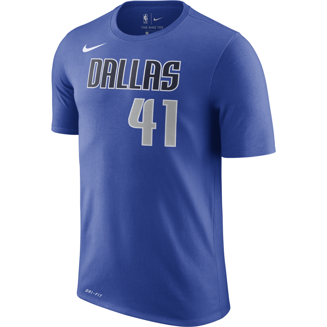DALLAS MAVERICKS NIKE DIRK NOWITZKI ICON NAME & NUMBER TEE
