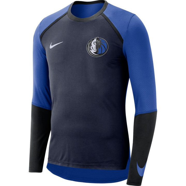 DALLAS MAVERICKS NIKE ON COURT L/S ELITE SHOOTER DRI FIT TOP