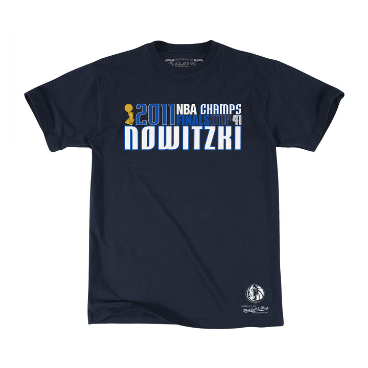 DALLAS MAVERICKS DIRK CHAMPION TEE