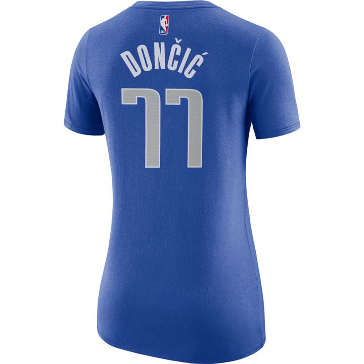 DALLAS MAVERICKS LUKA DONČIĆ NIKE WOMEN'S ICON NAME & NUMBER TEE