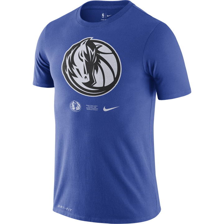 DALLAS MAVERICKS NIKE ESSENTIAL LOGO ROYAL TEE