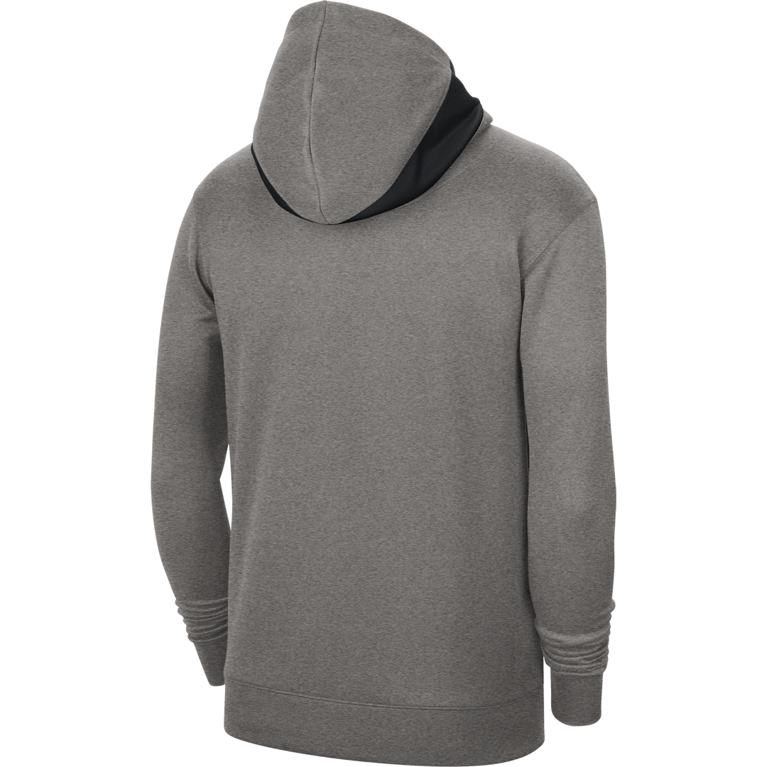 DALLAS MAVERICKS NIKE GRAY SPOTLIGHT PRACTICE HOODIE