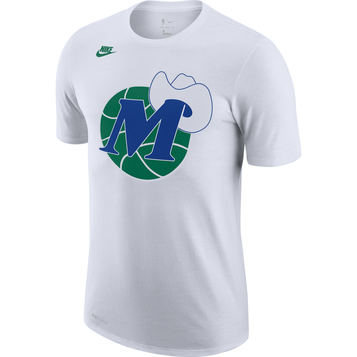 DALLAS MAVERICKS NIKE HARDWOOD CLASSIC M-HAT WHITE TEE