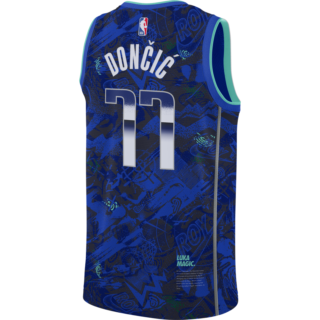 DALLAS MAVERICKS NIKE LUKA DONČIĆ ROOKIE OF THE YEAR SWINGMAN JERSEY