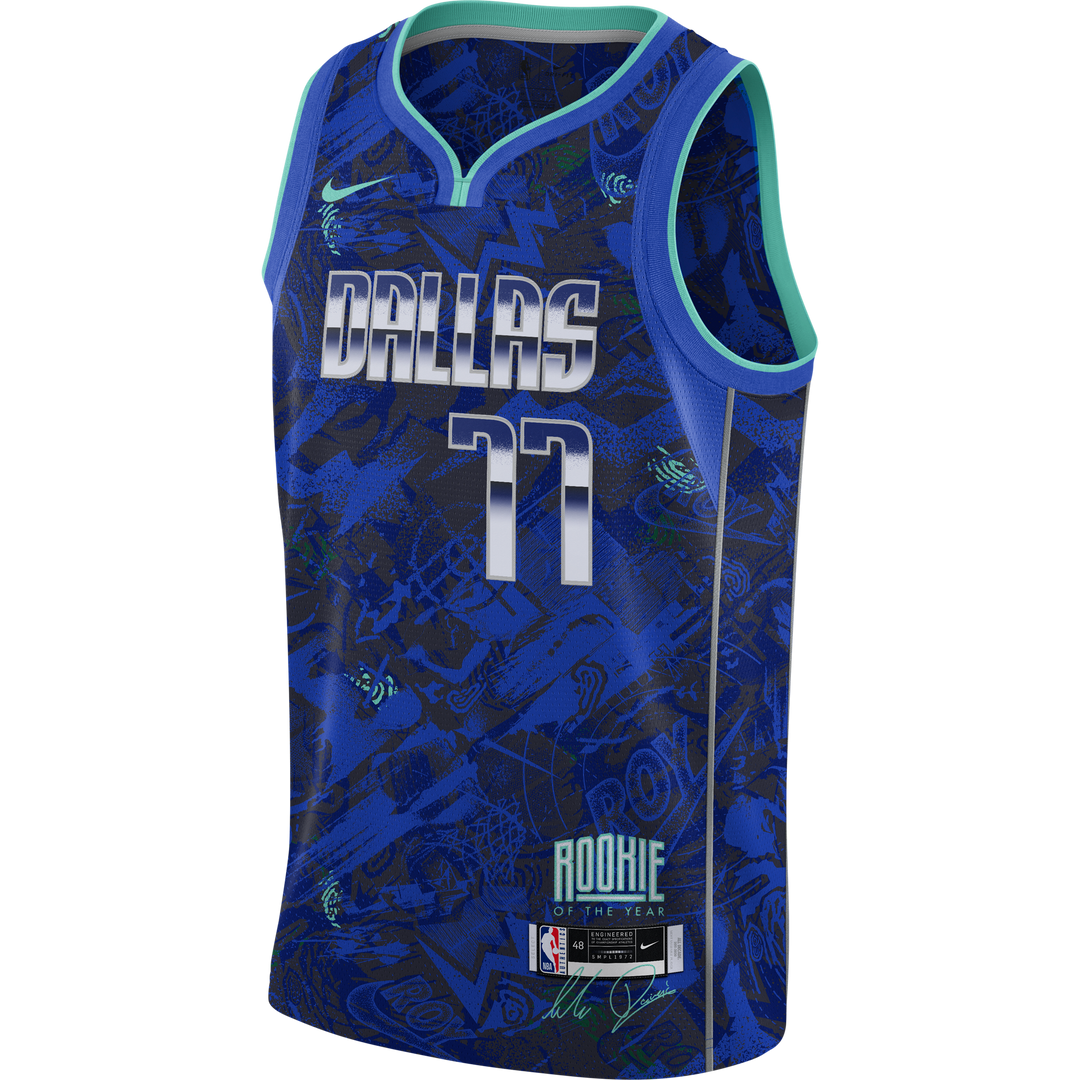 DALLAS MAVERICKS NIKE LUKA DONČIĆ ROOKIE OF THE YEAR SWINGMAN JERSEY