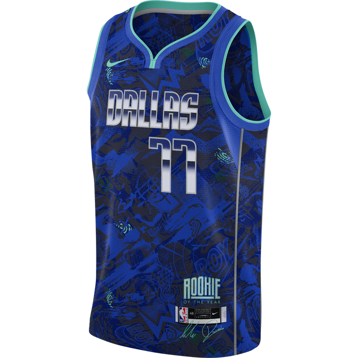 DALLAS MAVERICKS NIKE LUKA DONČIĆ ROOKIE OF THE YEAR SWINGMAN JERSEY