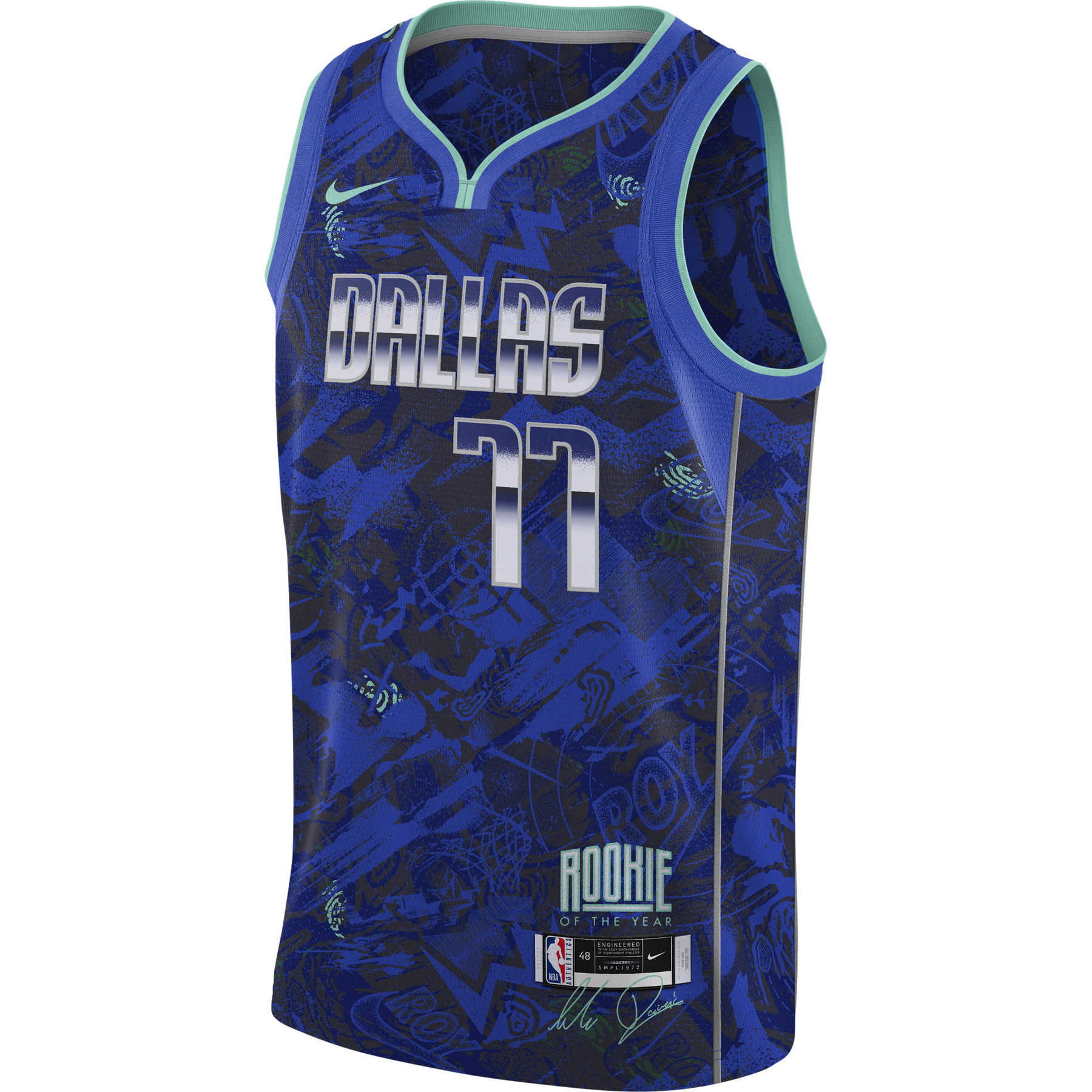 DALLAS MAVERICKS NIKE LUKA DON I ROOKIE OF THE YEAR SWINGMAN JERSEY Mavs Shop