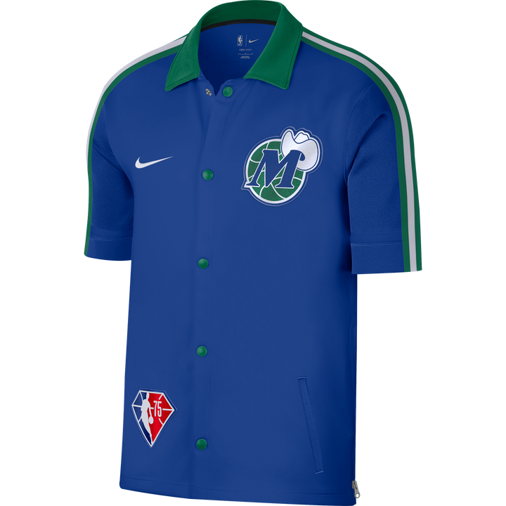 DALLAS MAVERICKS NIKE SHOWTIME CITY EDITION MIXTAPE SHORT SLEEVE JACKET