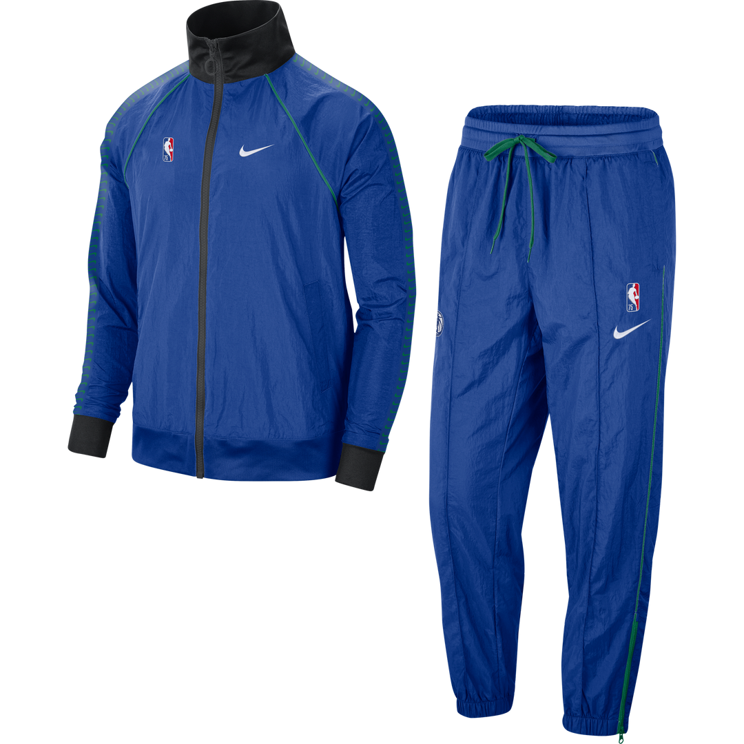 DALLAS MAVERICKS NIKE CITY EDITION MIXTAPE COURTSIDE ROYAL TRACKSUIT