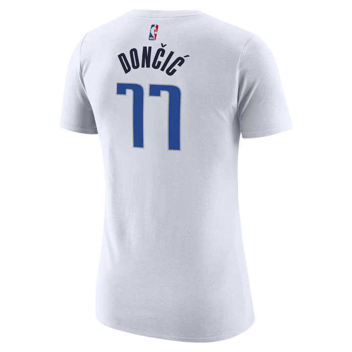 DALLAS MAVERICKS LUKA DONČIĆ NIKE ASSOCIATION WOMEN'S NAME & NUMBER TEE