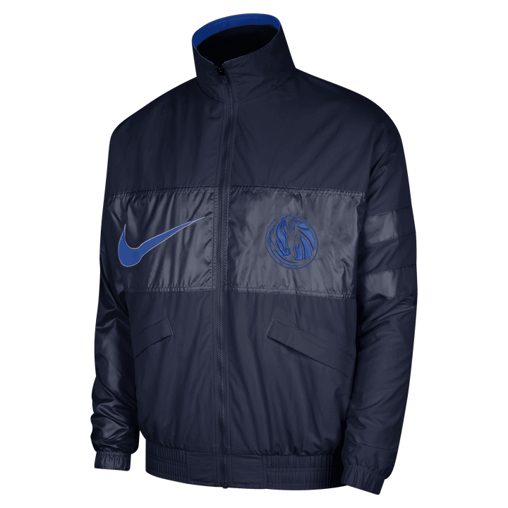 DALLAS MAVERICKS NIKE COURTSIDE LIGHTWEIGHT NAVY JACKET