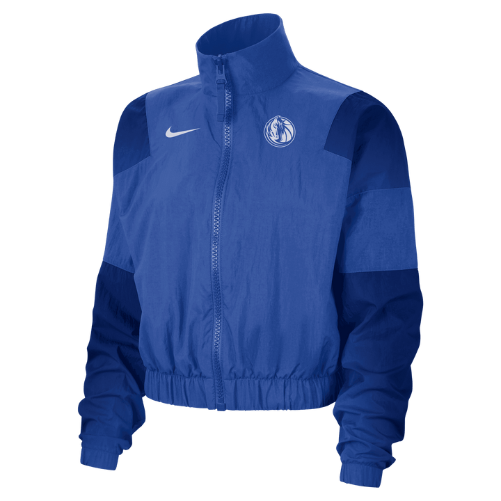 DALLAS MAVERICKS NIKE WOMENS COURTSIDE LIGHTWEIGHT ROYAL JACKET